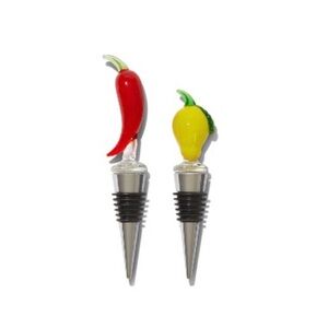 Chili Pepper and Lemon Wine Stoppers